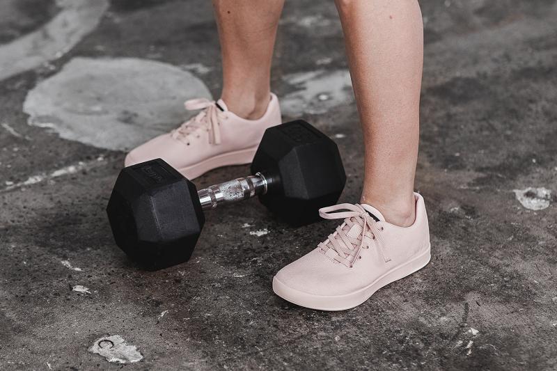 Women's Nobull Blush Canvas Trainers Pink | SG H3027A